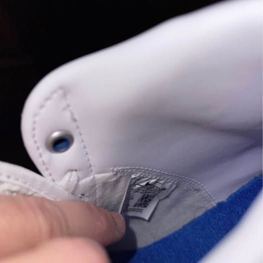 Women’s 8 Nike Blazer Mid ‘77 Airbrush Blue high top - Picture 9 of 10